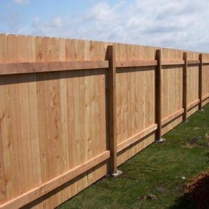 wood fence